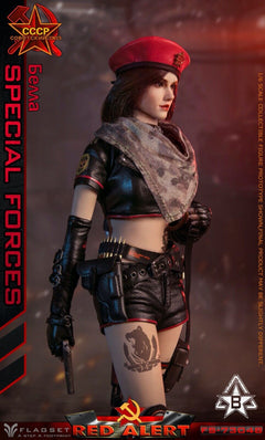 FLAGSET FS73048B 1/6 Red Alert Mobilize Troops Sniper modelo de figura de acción femenina