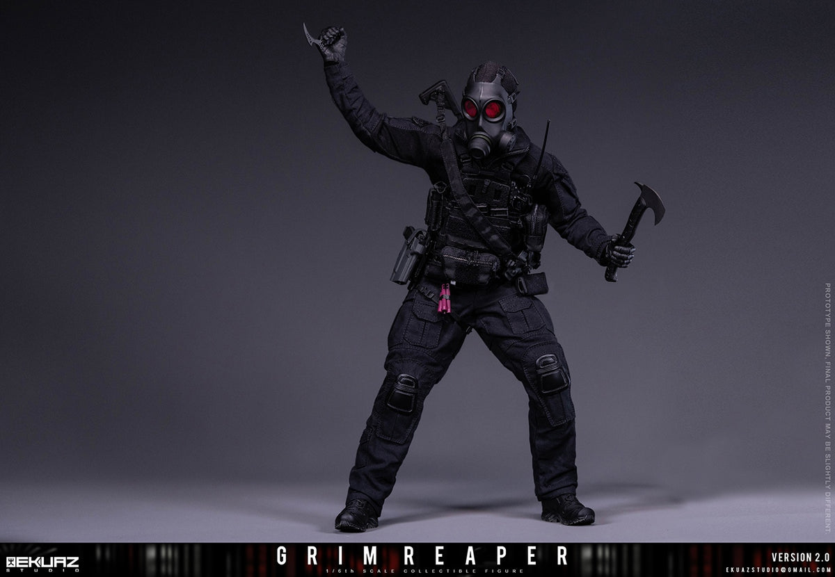 Presale EKUAZ STUDIO EKS015S 1/6 Resident Zombie Evil Crisis Reaper 2.0 Hunk Deluxe Ver.