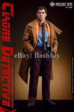 Preventa PRESENT TOYS PT-sp89 1/6 Clone Detective Rick Deckard figura de acción