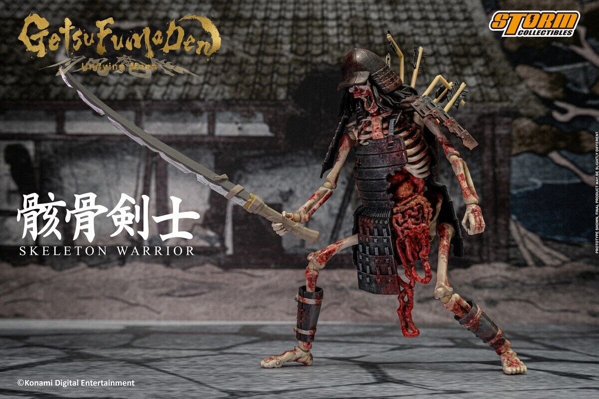 Storm Toys GFUD03 1/12 GetsuFumaDen Undying Moon Skeleton Warrior Action Figure