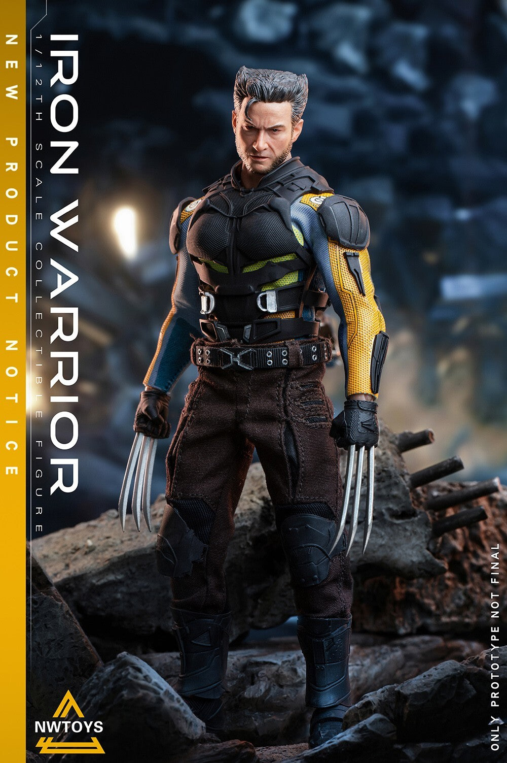 Nwtoys 1/12 Iron Warrior Logan 6" Collectible Male Action Figure Model Toy