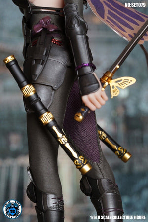 SUPER DUCK SET079 1/6 Sexy Female Ninja Clothes &amp; Head Sculpt Accessories