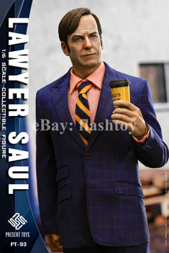Preventa PRESENT TOYS PT-sp93 1/6 Saul Lawyer Goodman modelo de figura de acción masculina