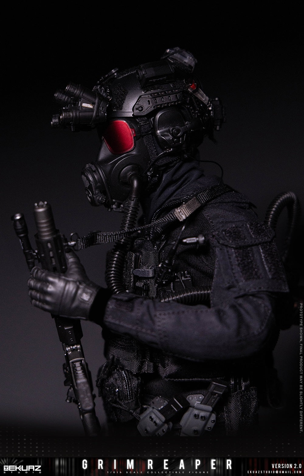 Presale EKUAZ STUDIO EKS015 1/6 Resident Zombie Evil Crisis Grim Reaper 2.0 Hunk