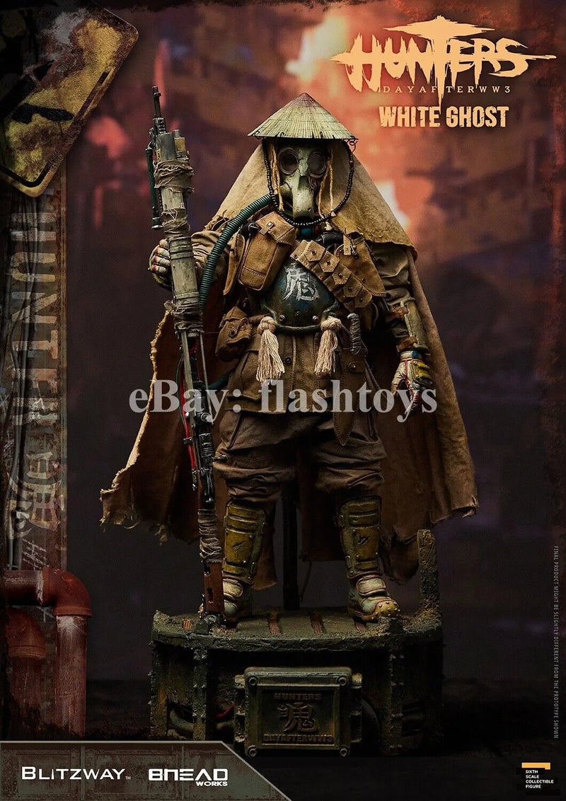 Blitzway BW-UMS 11801 1/6 Hunters Day After WWIII White Ghost Action Figure Toy