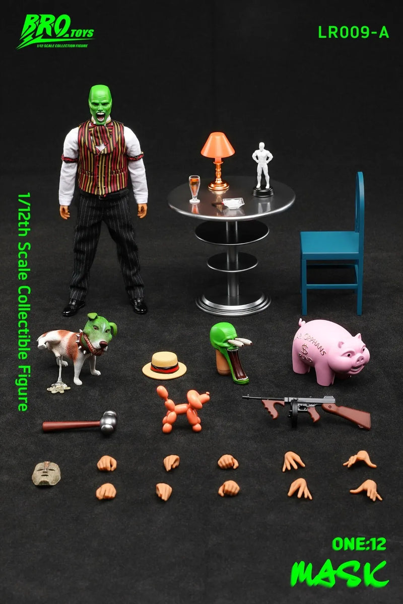 BROTOYS LR009A 1/12 Mask Man Stanley 6" Collectible Male Action Figure Model Toy
