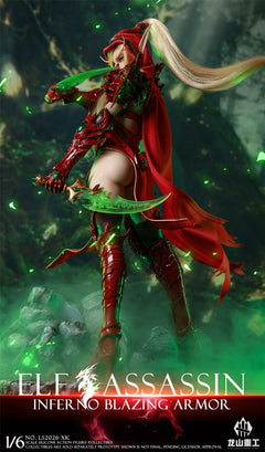 Preventa Longshan LS2026-XK 1/6 Blood Elf Rogue Valeera modelo de figura de acción