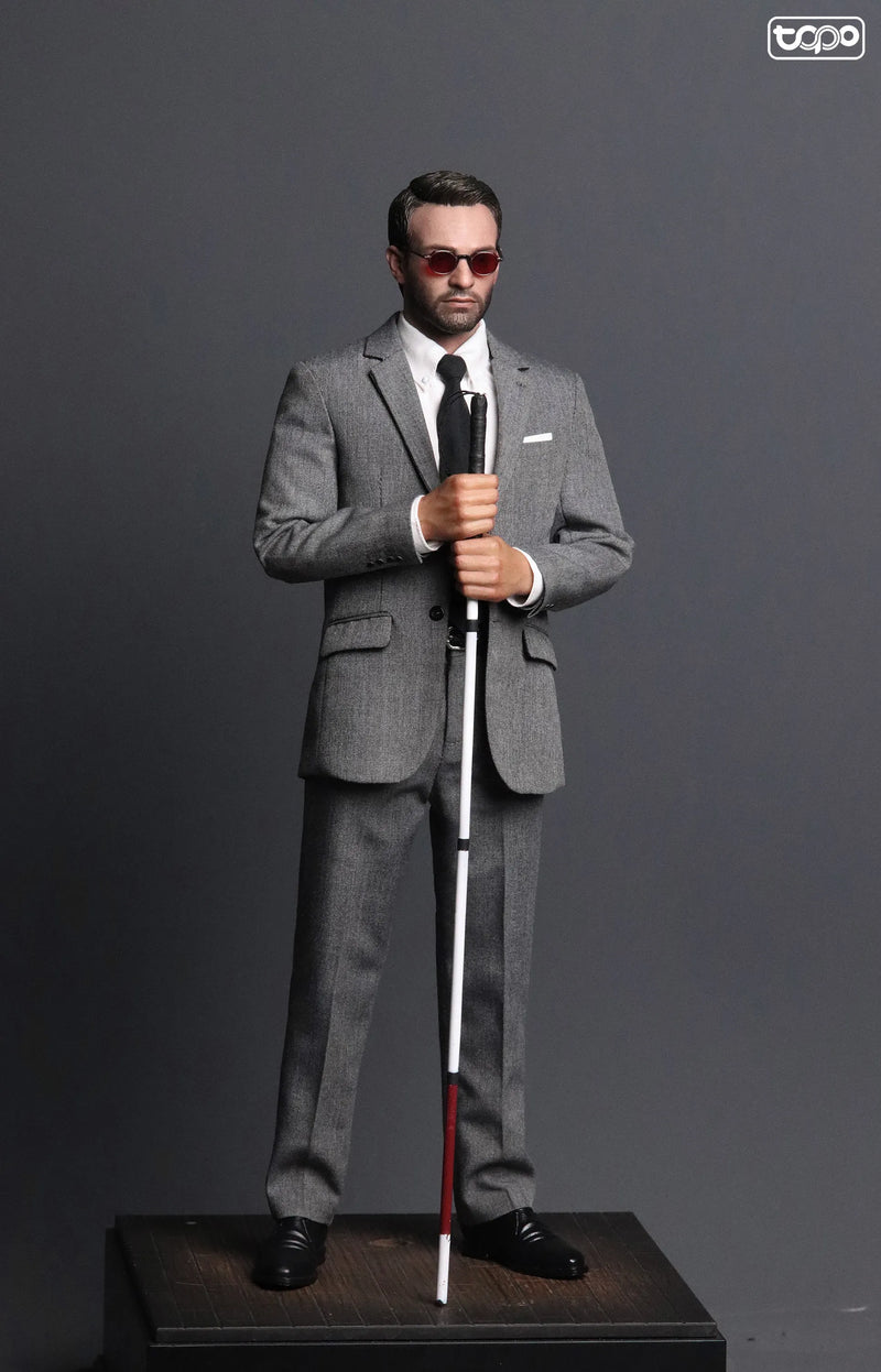 Presale TOPO STUDIO TP039 1/6 Lawyer's Gray Suit and Body for Hot Toys Daredevil