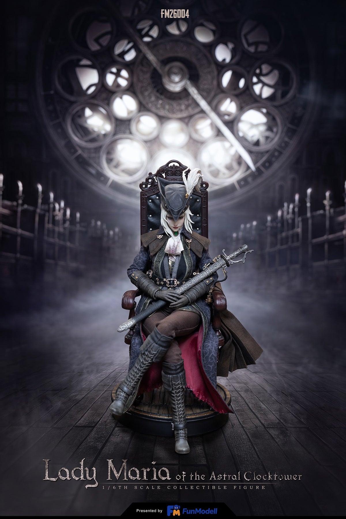 Presale FunModell FM26004 1/6 Bloodborne Curse Hunter Lady Mar Action Figure Toy