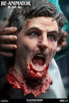 Preventa Infinite 1/6 Re-Animator Doctor Carl Hill modelo de figura de acción masculina versión de lujo.