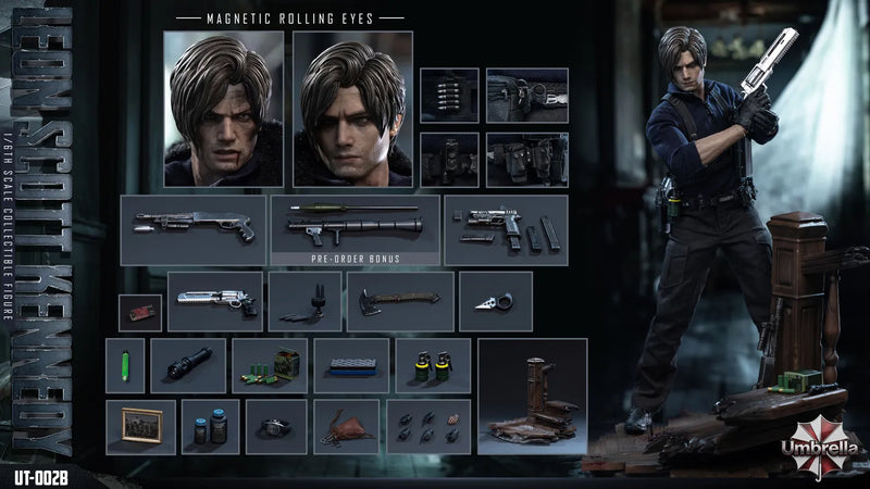Presale Umbrella UT-002B 1/6 Resident Zombie Evil Crisis Leon Male Action Figure