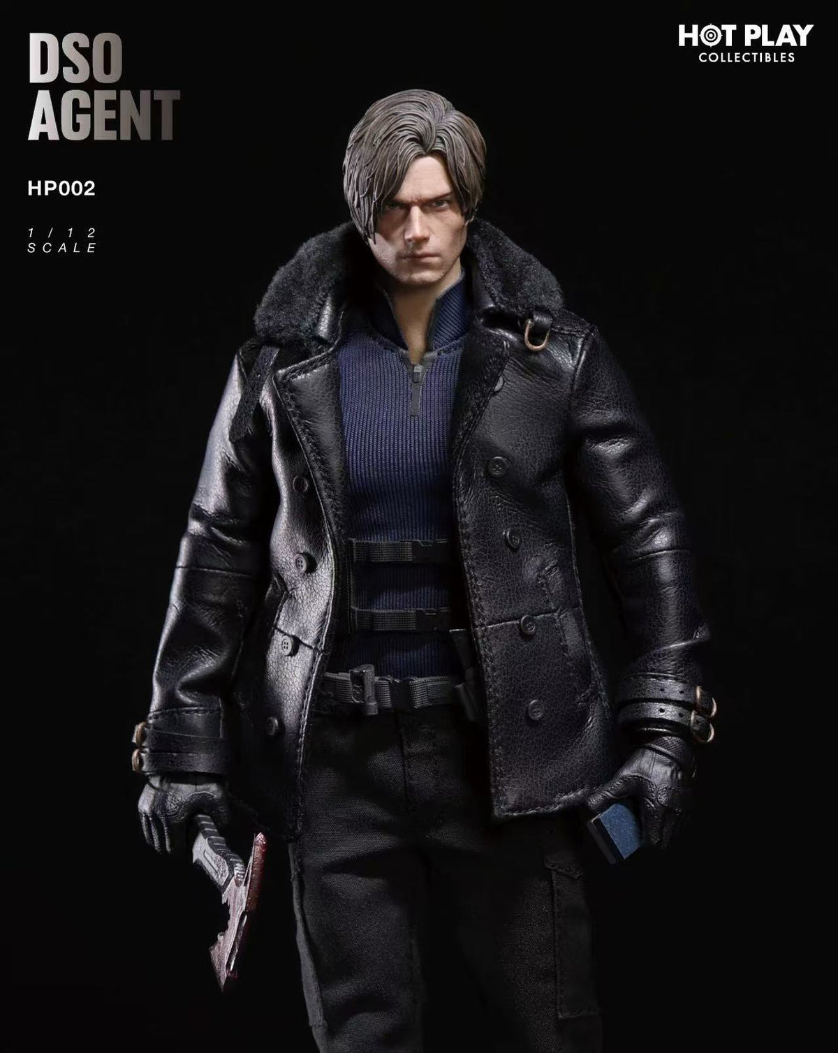 Presale HOT PLAY HP002 1/12 Resident Zombie Evil Crisis Leon Male Action Figure