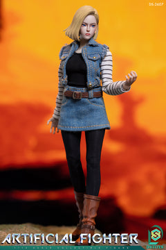 Presale DSTOYS DS-2607 1/12 Dragon Fighter Ball Android 18 Female Action Figure