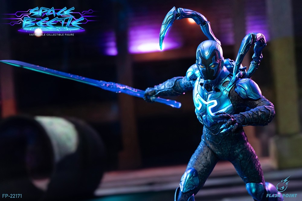 Flash Point Studio FP-22171 1/6 Blue Steel Beetle Collectible Action Figure Toy