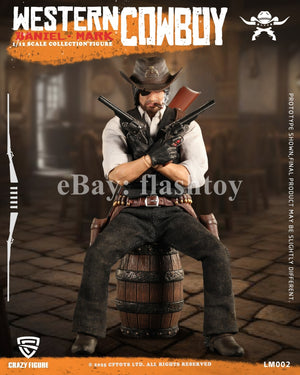 Presale CRAZY FIGURE LM002 1/12 Western Cowboy Daniel Mark Action Figure Deluxe