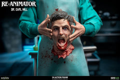 Preventa Infinite 1/6 Re-Animator Doctor Carl Hill modelo de figura de acción masculina versión de lujo.