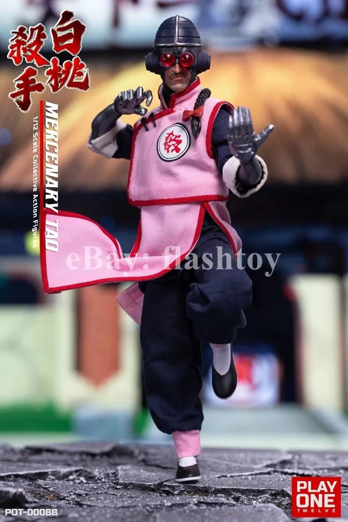 Vorverkauf Play One twelve POT-0008B 1/12 Cyborg Killer Mercenary Tao Actionfigur