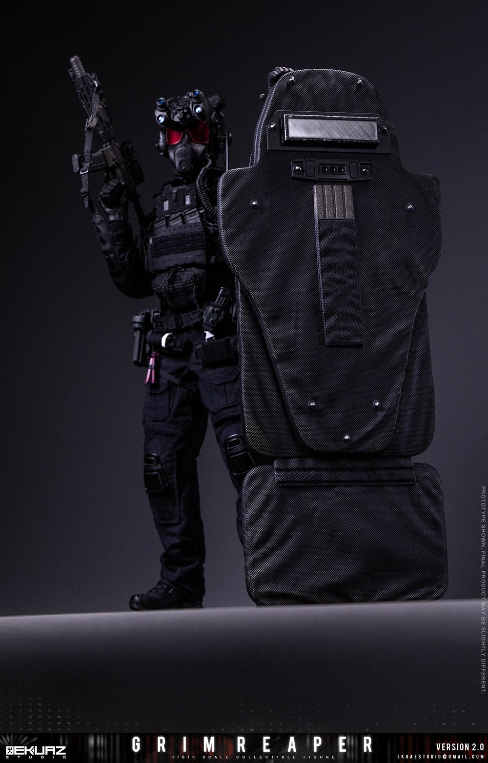 Presale EKUAZ STUDIO EKS015S 1/6 Resident Zombie Evil Crisis Reaper 2.0 Hunk Deluxe Ver.
