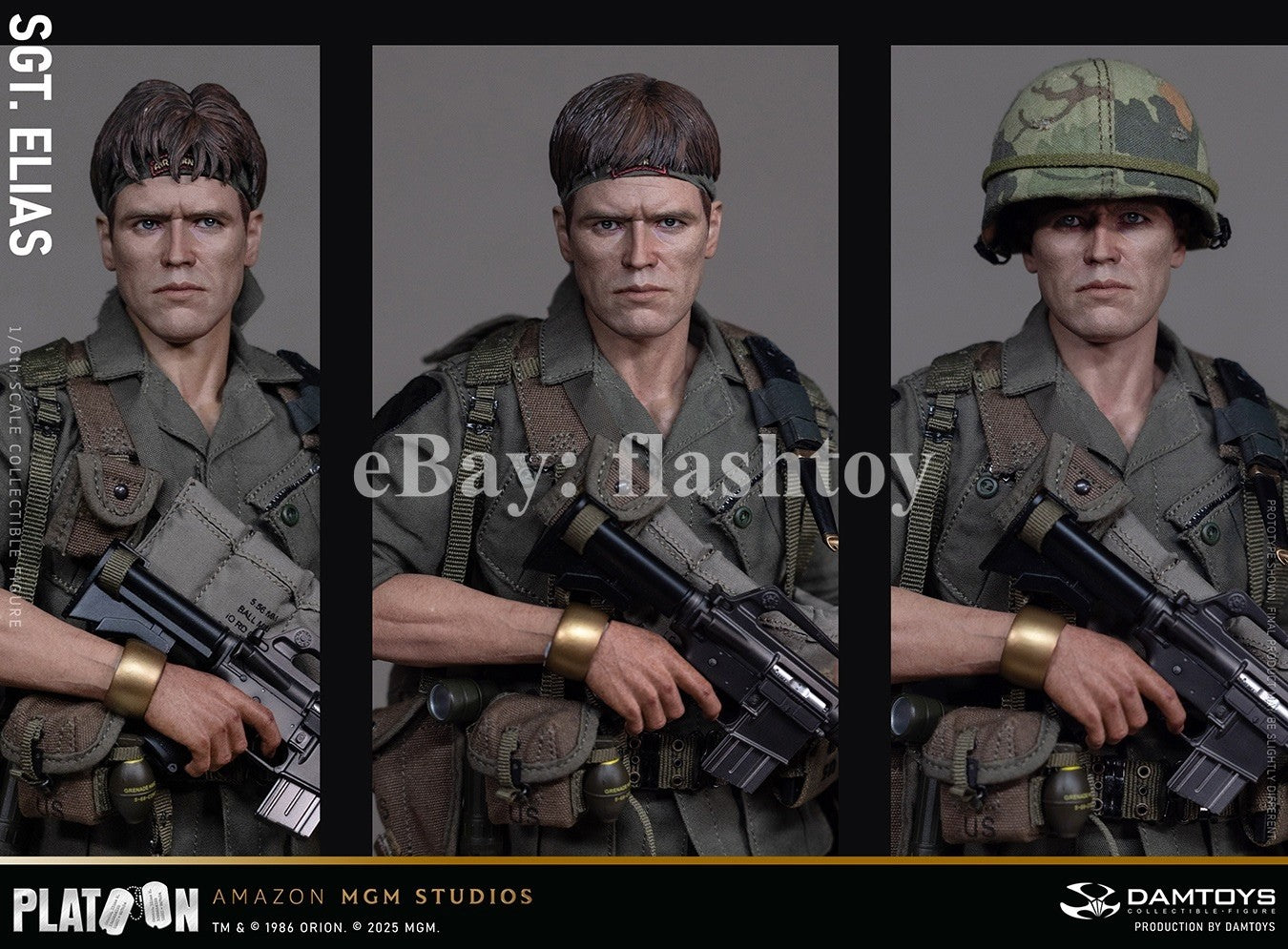 Presale DAMTOYS DMS047 1/6 Platoon Sergeant Elias 12" Male Action Figure Model