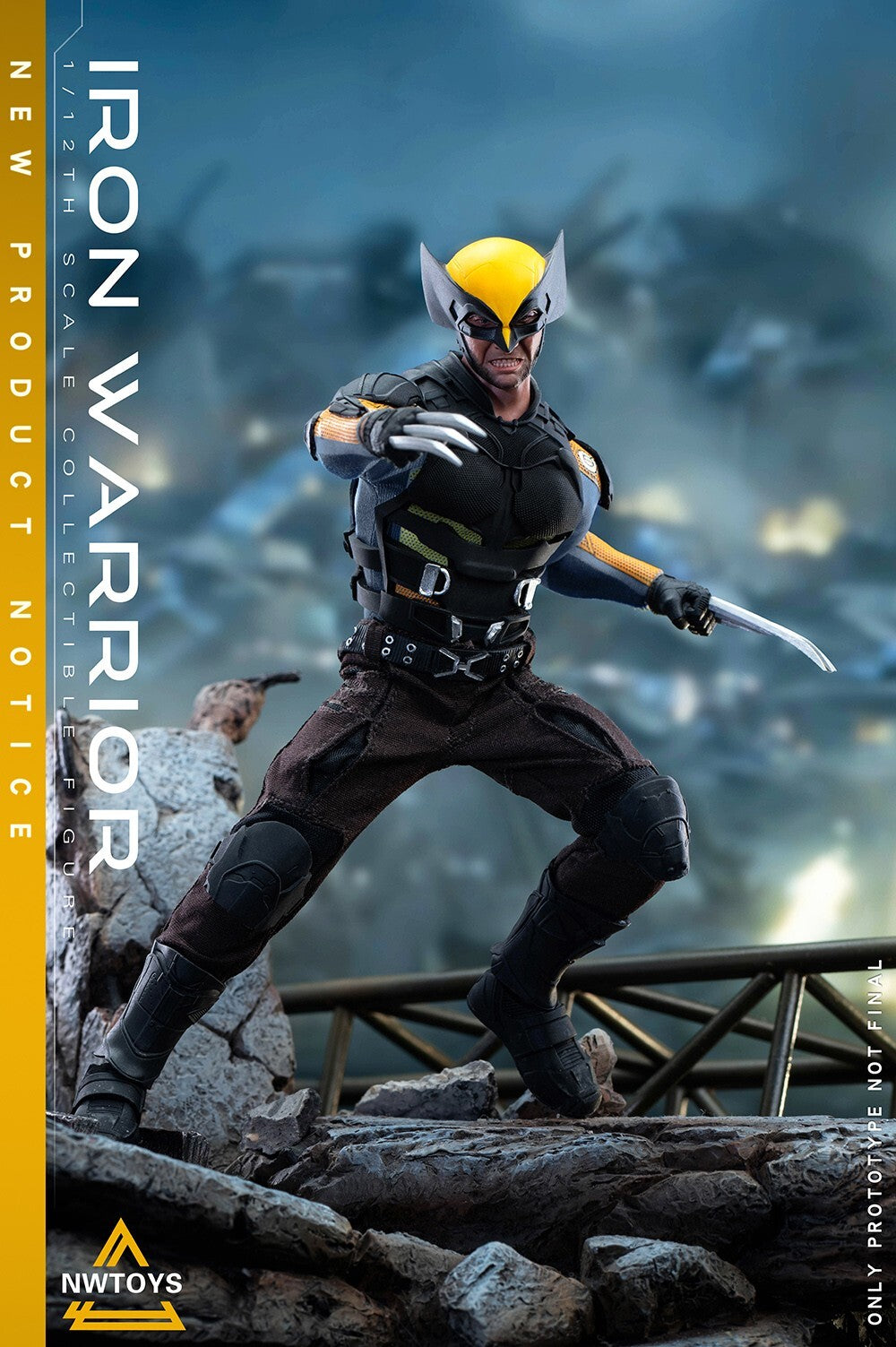Nwtoys 1/12 Iron Warrior Logan 6" Collectible Male Action Figure Model Toy