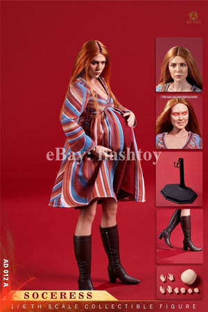ADD TOYS AD-012 1/6 Avergers Witch SOCERESS Pregnant Wanda Action Figure Model