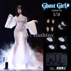 Preventa Longshan LS2026-02 1/6 Ghost Girl Luna figura de acción femenina Cosplay Ver.