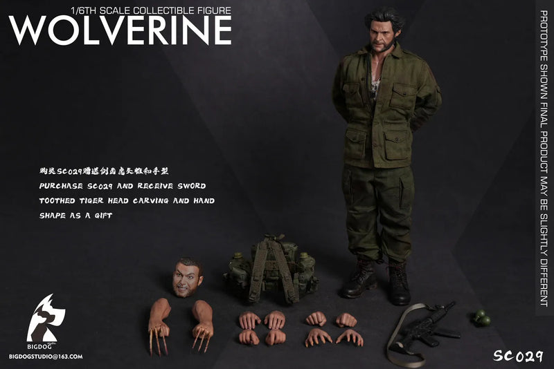 Presale BIGDOG STUDIO SC029 1/6 Vietnam War Wolverine Action Figure Model Toy