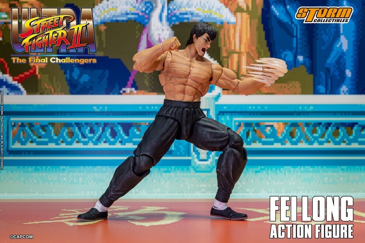 Storm Toys CPSF24 1/12 ULTRA STREET FIGHTER II FEI LONG Male Action Figure Model