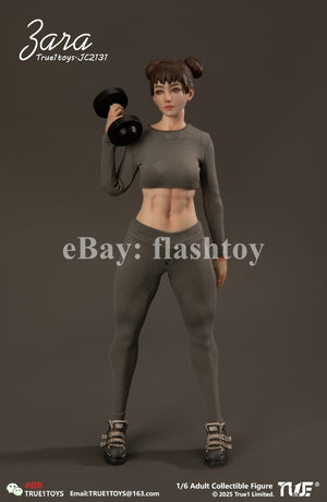 Presale True1Toys JC2131 1/6 Sporty Girl ZARA Action Figure Model Brown Hair Ver