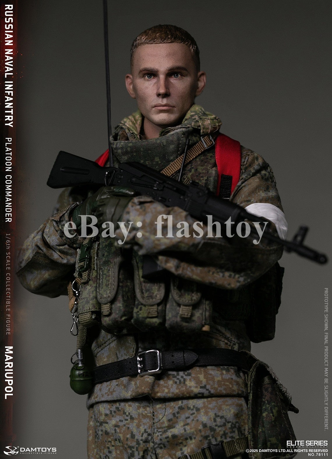 Presale DAMTOYS 78111 1/6 Russian Naval Infantry Commander Mariupol Figure Model