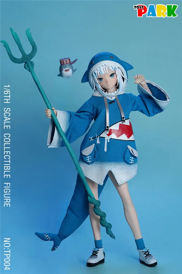 TOYS PARK TP004 1/6 Shark Girl Head & Clothing Accessories Set for Female Body