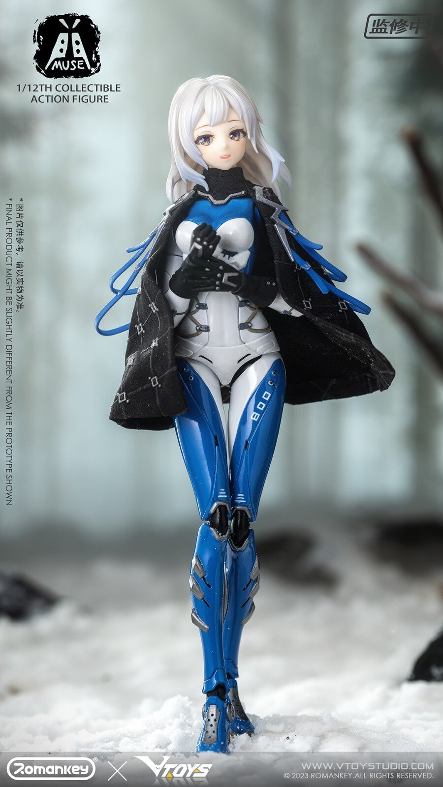 Romankey x VTOYS 1/12 MUSE 6" Collectible Female Action Figure Model Toy