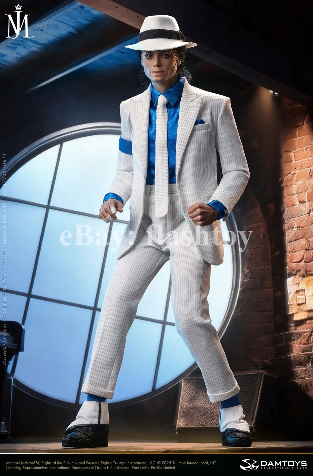 Presale DAMTOYS DMS048 1/6 Smooth Criminal Jackson Action Figure Standard Ver.