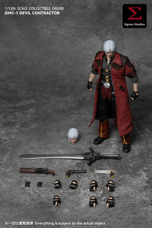 Presale Sigma DMC-1 1/12 The Devil Crimson Dante May Cry Action Figure Model Toy