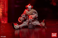 Play One twelve POT-0005 1/12 Red Hair Clown Pennywise Action Figure Model Toy