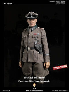 Facepoolfigure FP019B 1/6 Panzer Ace Tiger Tank Commander Wittmann figura de acción
