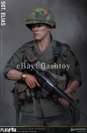 Presale DAMTOYS DMS047 1/6 Platoon Sergeant Elias 12" Male Action Figure Model