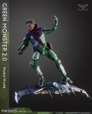 PWTOYS PW2025 1/12 Norman Osborn Green Goblin 6" Male Action Figure Model Toy