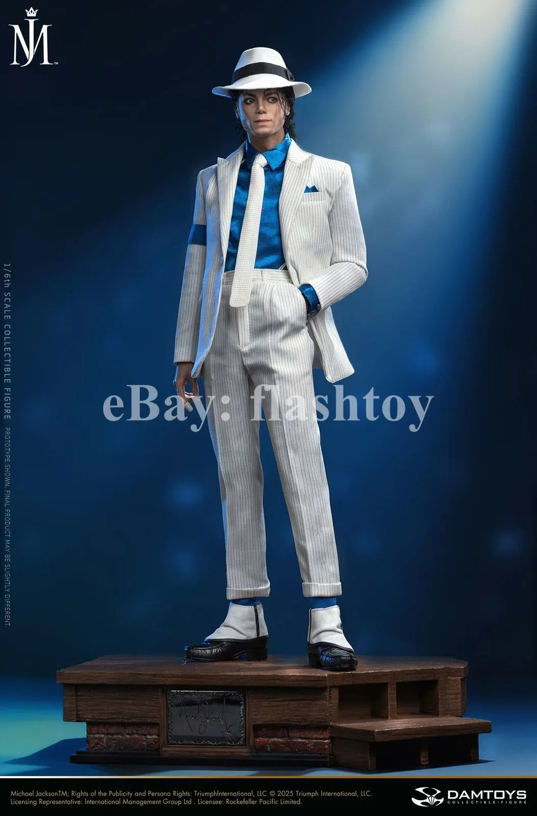 Presale DAMTOYS DMS048S 1/6 Smooth Criminal Jackson Action Figure Deluxe Ver.