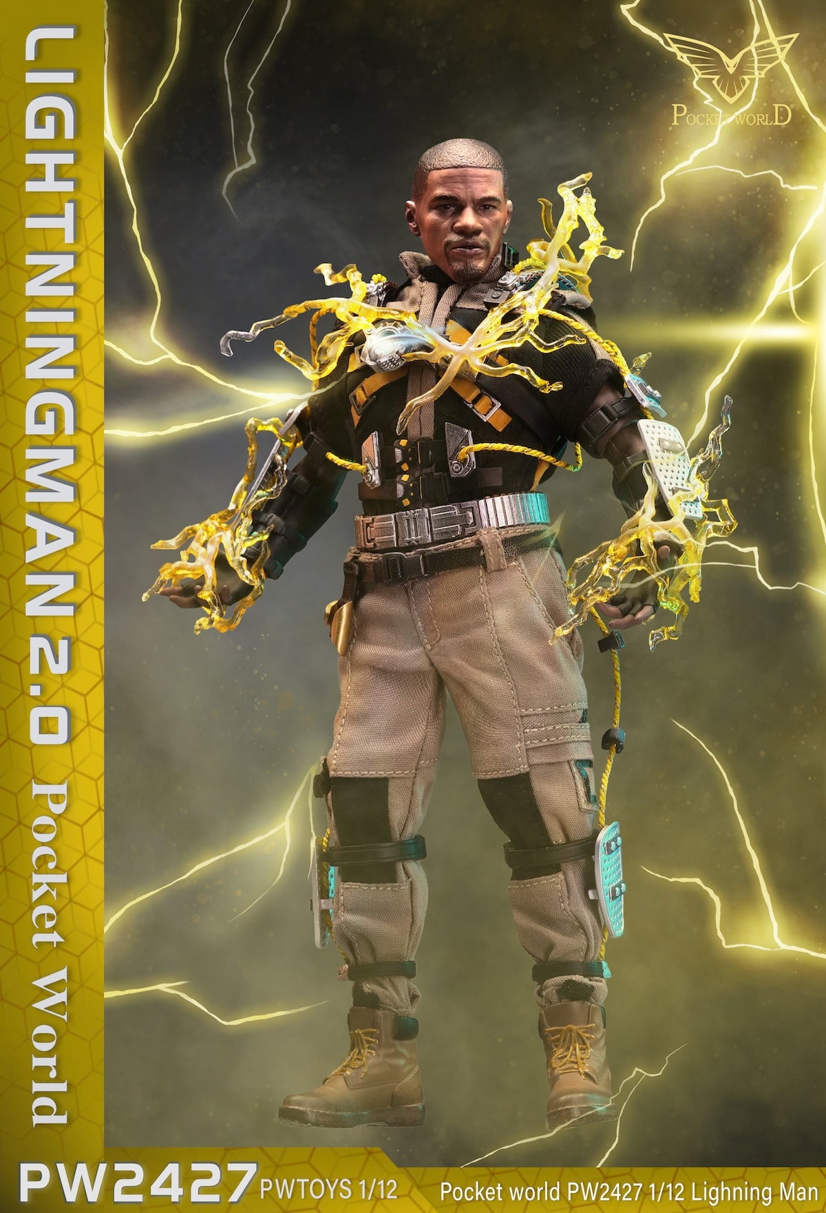 PWTOYS PW2427 1/12 Spider Man Electro 2.0 Collectible Male Action Figure Model