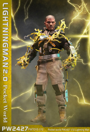 PWTOYS PW2427 1/12 Spider Man Electro 2.0 Collectible Male Action Figure Model