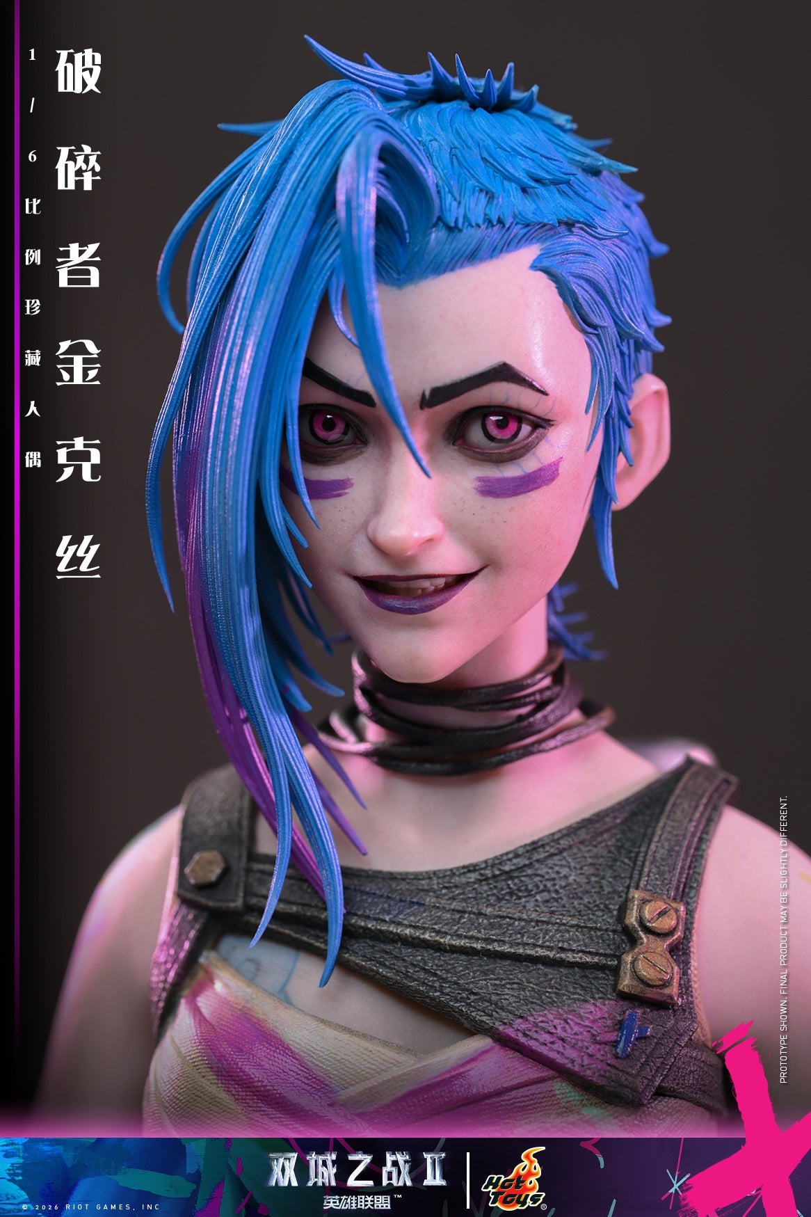 Presale Hot Toys TMS183 1/6 Arcane Fractured Jinx Female Action Figure Model Toy