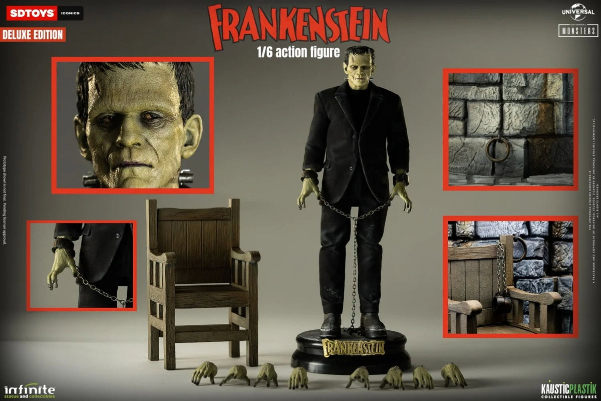 Disponible Infinite Statue 1/6 Frankenstein modelo de figura de acción masculina versión de lujo.