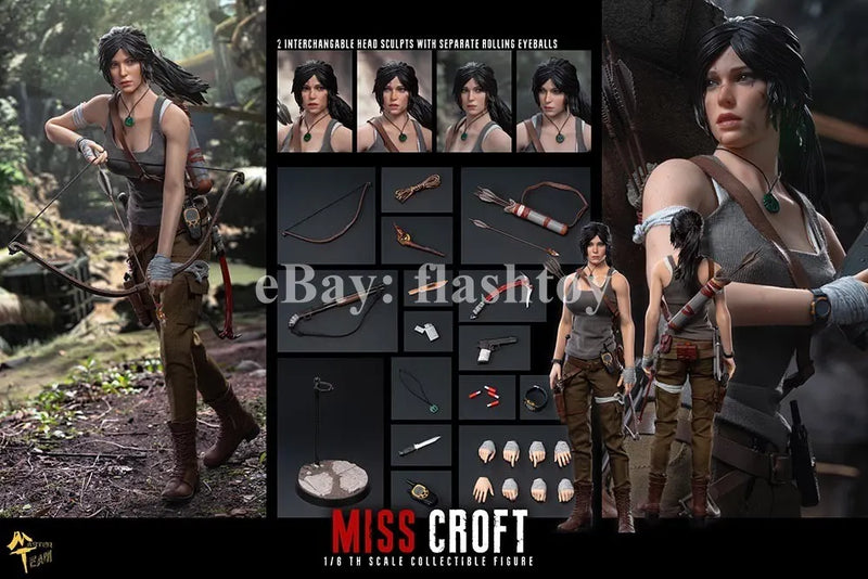 Presale Master Team MTTOYS022 1/6 Miss Croft Collectible Female Action Figure