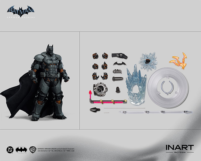 Presale INART MAG G0013 1/12 Batman Arkham Origins Batman Thermal Armor Figure
