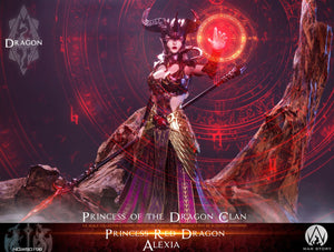 WAR STORY WS019B 1/6 Red Dragon Princess Alexia Female Action Figure Model Toy