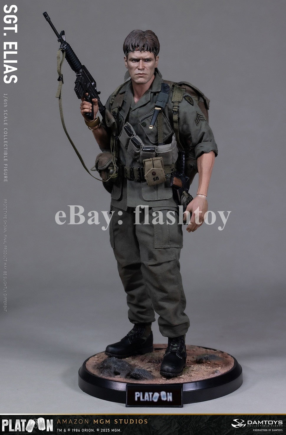 Presale DAMTOYS DMS047 1/6 Platoon Sergeant Elias 12" Male Action Figure Model