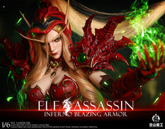 Preventa Longshan LS2026-XK 1/6 Blood Elf Rogue Valeera modelo de figura de acción