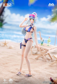Preventa HASUKI PA013 1/12 Bikini Girl figura de acción de colección Toy versión de lujo.