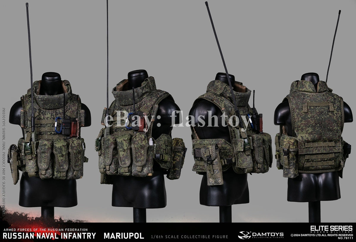 Presale DAMTOYS 78111 1/6 Russian Naval Infantry Commander Mariupol Figure Model